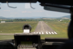 Motorflug-Anflug auf Trier Föhren